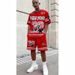 Men's Clothing 3D Street Hip Hop Summer Style Loose Two Piece Set Full Body Casual Sporty Letter Monogram For Formal & Casual_viptrois.com