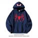 New Trendy Brand Hooded Sweater Men's Autumn Thin Long-sleeved Loose Casual Printed Sweater_viptrois.com