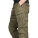 Men's Outdoor Work Pants Spring Autumn Straight Leg Loose Fit Casual Hiking Multi Pocket Military Green Windproof Long Trousers_viptrois.com