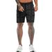 2024 hot selling square grid 3D digital printed casual pants, fitness shorts, men's capris_viptrois.com