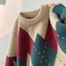 Pure Round Neck American Retro Christmas Sweater For Men Winter Melad Knit Chinese Regular Long Sleeve Sweet Pullover_viptrois.com