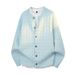 Pure 2025 Autumn Winter Round Neck Thick Jacquard Loose Acrylic Knitted Cardigan For Men Youthful And Energetic_viptrois.com