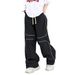 Men's Clothing Casual Pants Loose Trendy Straight Trousers_viptrois.com