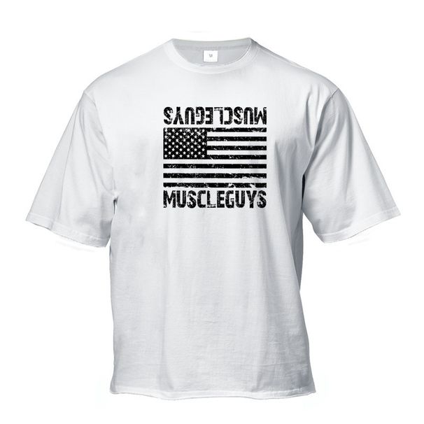 Cotton Short-sleeved Men's Fitness Top T-shirt, Loose Plus Size Bottoming Shirt, Shoulder-length Heavy Half-sleeved, Sweat-absorbing And Breathable._viptrois.com