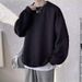 Pure American Dark Pattern Jacquard Heavyweight Trendy Brand Sweatshirt For Men Autumn Casual Cool Street Style Round Neck_viptrois.com