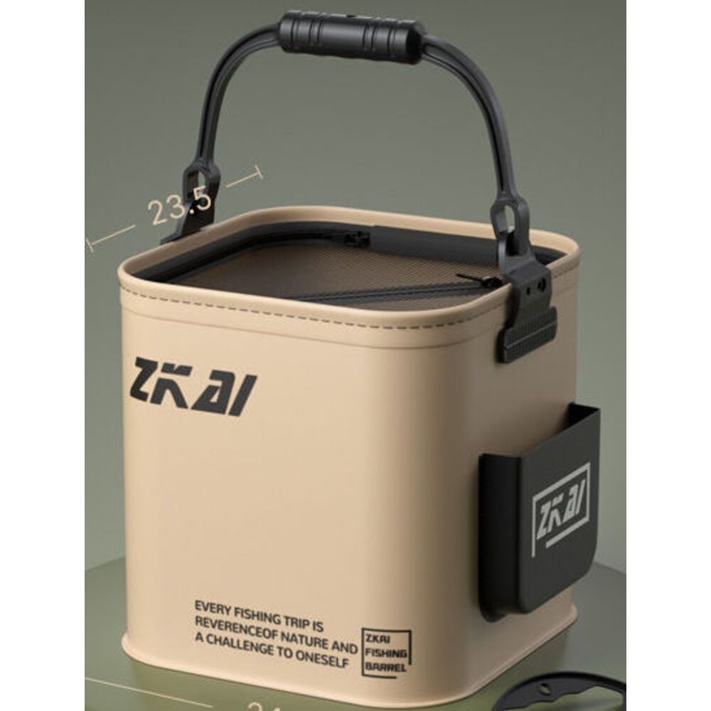 Collapsible Multi-Functional Water Fishing, Portable Wear-Resistant Handheld Bucket For Lure And Wild Fishing_viptrois.com