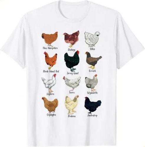 T-shirtdifferent Chickens - Chicken 2026 Breeds Tee Gift Unisex TPilot_viptrois.com