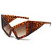 Oversized Cat-Eye Sunglasses - Retro Square Frame & UV400 Protection | Hip-Hop Style For Beach & Party_viptrois.com