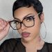Square Flat New Women's Eyeglasses Frames Anti-blue Light Ins Eyeglasses Frames For Photos_viptrois.com