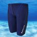 Men's Swimming Trunks New Quick Drying Swimming Pool Training Mid Length Professional Coach Anti Embarrassment Sunscreen Hot Spring Swimming Trunks_viptrois.com
