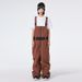 Unisex Snowboard Bib Pants - Waterproof Windproof Insulated Loose Fit Ski Overalls For Men & Women_viptrois.com