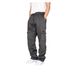 Men's Clothing Sweatpants Sports Casual Plus Velvet Trousers Multi Pocket Drawstring Workwear Sweatpants Leather Standard Trousers_viptrois.com