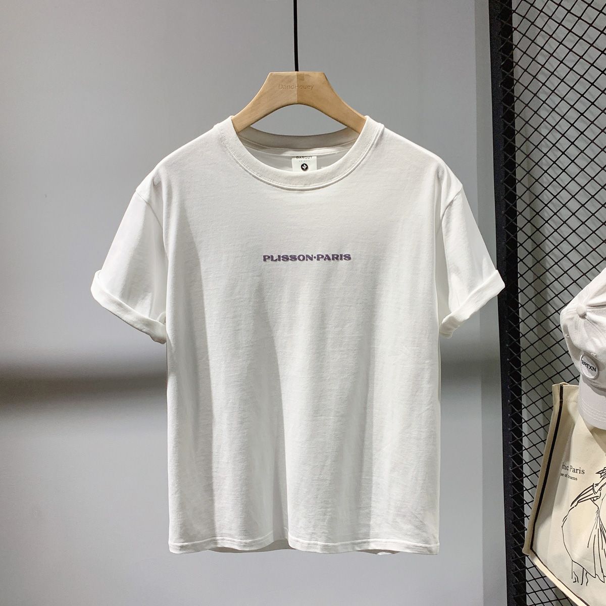 2025 Trend Fashion Printed Short Sleeve T-Shirt Men's Summer Loose Crew Neck Versatile Casual Handsome T-Shirt Top_viptrois.com