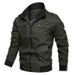 Men’s Slim-Fit Corduroy Jacket – Lightweight Zip-Up Casual Coat With Stand Collar & Side Pockets (Black/Khaki/Burgundy, M-5XL)_viptrois.com