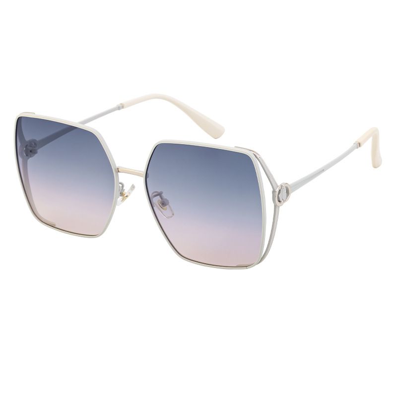 New Fashion Square Frame Polarized Sunglasses Women Personality High End Sunscreen Sunglasses Women_viptrois.com