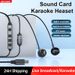 With Sound Card For Live Broadcast Karaoke Earphones Type-C In-ear Headphones With HD Mics Surround Sound Headsets For Samsung_viptrois.com
