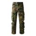 Men's Clothing Pants Camouflage Multi Pocket Straight Jeans Overalls Elastic Pants_viptrois.com