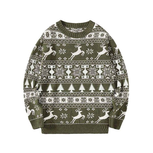 Christmas Sweater For Teens – Festive Holiday Knitwear, Oversized Crewneck Pullover For Fall/Winter"_viptrois.com
