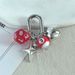 Ins Exquisite Retro Black Lucky Dice String Keychain Fashion Bag Pendant Student School Bag Pendant_viptrois.com
