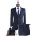 CT New Suit Business For College Students Interview Formal Wear Full Set High-end Men's Clothing_viptrois.com