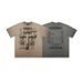 Men's Clothing brand reverse fried edge print pure cotton short sleeved T shirt men and women bottoming tops autumn and winter_viptrois.com