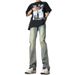 American Washed Vintage Jeans Men's Spring And Autumn Straight Tube Loose High Street Vibe Style Long Casual Pants_viptrois.com