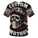 Skeleton Men's 3D Digital Printed T-shirt Round Neck_viptrois.com