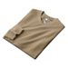 Men's Textured Long Sleeve T-Shirt - Soft Cotton Blend Crew Neck Casual Top For Fall & Spring (Regular & Fleece Lined Options)_viptrois.com