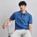Men's Clothing High End Half Sleeved Summer New Polo Shirt Business Casual Lapel Short Sleeved T Shirt_viptrois.com