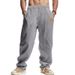 Men's Clothing Summer Men's Linen Casual Pants Wide Leg Breathable Beach Trousers Simple For Formal & Casual_viptrois.com