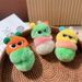 2022 New Rex Rabbit Fur Holiday Caterpillar Keychain Cute Plush Bag Pendant Jewelry Accessories_viptrois.com