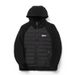 Premium Print Hooded Puffer Jacket – Slim-Fit Quilted Coat (Polyester Fill, Urban Streetwear, Black/White) – M-3XL_viptrois.com