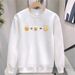 Spring And Autumn New Round Neck Creative Printed Hoodie For High End American Simple Versatile Long Sleeved Men's_viptrois.com