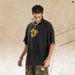 American-style Washed Vintage Bottle Cap Print Loose Short-sleeve T-shirt Men And Women, Suitable For Couples_viptrois.com