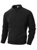 Men's Clothing Men's Slim-Fit Stand Collar Sweatshirt – Minimalist Pullover For Smart Casual & Urban Style_viptrois.com