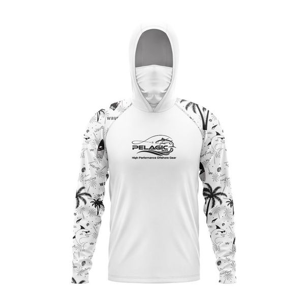 Men's Clothing Milk Silk Breathable Fishing Hatless Long Sleeved Lure Suit_viptrois.com