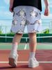 Unbeatable Quality Male Youth Fitness Running Sports Basketball Short Loose Versatile Printed Pentagram Pants_viptrois.com