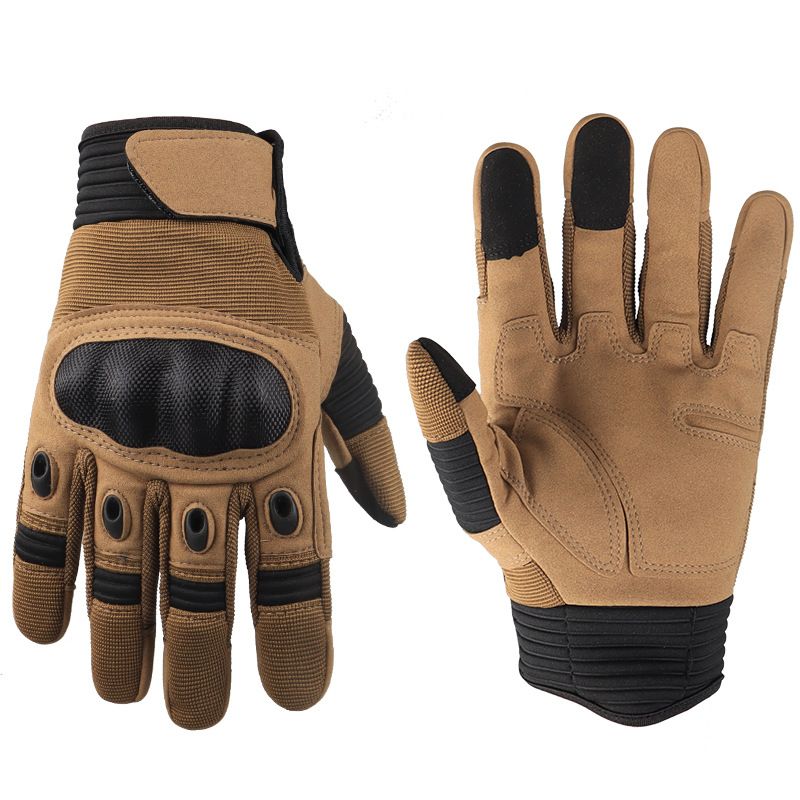 Tactical gloves Military fan breathable full finger gloves Outdoor mountain climbing extended motorcycle riding gloves Touch screen gloves_viptrois.com