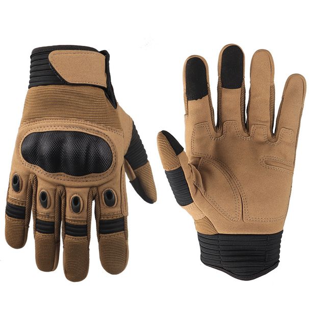 Tactical gloves Military fan breathable full finger gloves Outdoor mountain climbing extended motorcycle riding gloves Touch screen gloves_viptrois.com