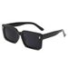New Modern Square Frame Rice Nails Men And Women Retro Fashion Sunglasses Cross Border Personality Sunglasses_viptrois.com