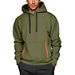 Men’s Statement Hoodie – Avant-Garde Ribbon-Trimmed Pullover With V-Neck & Drop-Shoulder Silhouette (S-XXXL, 10 Bold Colors)_viptrois.com