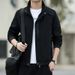 Men's Clothing Autumn New Spring And Autumn Men's Jacket Autumn Workwear Jacket Casual Stand Collar Top Men's Washed Jacket Coat_viptrois.com