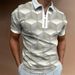 Unbeatable Quality 2025 Spring/Summer New Polo Shirt Zipper Printed Men's Top_viptrois.com