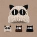 2024 new cute cartoon plush pullover hat, women's autumn and winter thick warm ear protection fisherman hat_viptrois.com