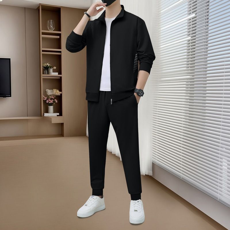 Men's Clothing Spring And Autumn Fashion Sweatshirts For Middle Aged And Young People, Leisure Sports Running Suits_viptrois.com