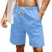 Premium Products 2025 Men's Cotton Strap Large Pocket Casual Shorts_viptrois.com