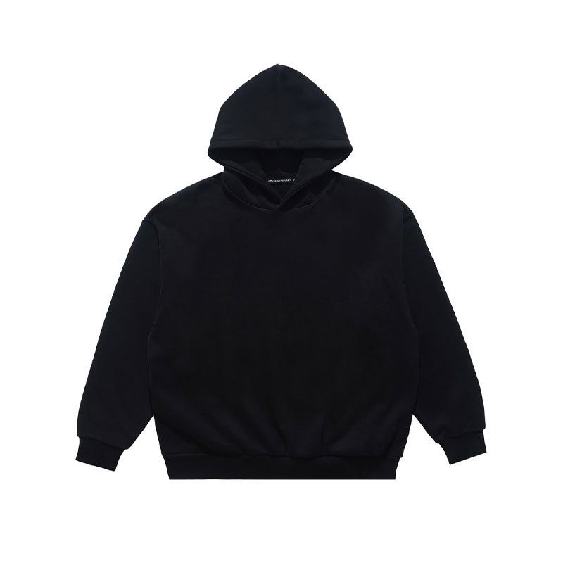 Cordless Pocket Hooded Sweatshirt Men, Autumn And Winter Fleece-lined Base Shirt For Layering_viptrois.com
