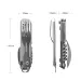 Outdoor Tableware Multi-function Portable Knife Fork Spoon Bottle Opener Foldable Cutlery Camping Equipment_viptrois.com