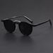 Small Round Frame Acetate Hip-Hop Punk Style Fashion Influencer Personality Street Photography Internet_viptrois.com