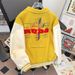 Men's Clothing Hip-Hop Heavyweight Embroidered Baseball Jacket - Retro Collar, Color Blocking, Streetwear Fashion (Black/Yellow, Sizes M-XXL)_viptrois.com
